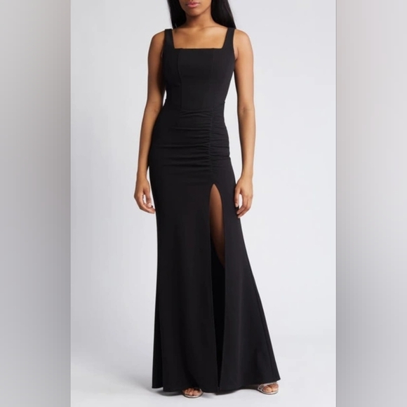 love nickie lew Dresses & Skirts - Corset Sleeveless Ruched Gown